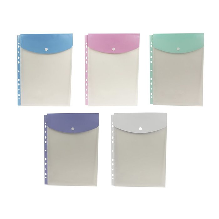 Sobre portadocumentos A4 vertical multitaladro broche Paste Marca Poessa Bismark Imagen principal del producto