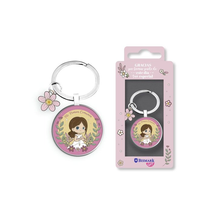 LLAVERO NIÑA PRIMERA COMUNION | POESSA BISMARK REGALO | ENVASE 24 UDS. UNIDAD | 18430173330304 Imagen principal del producto