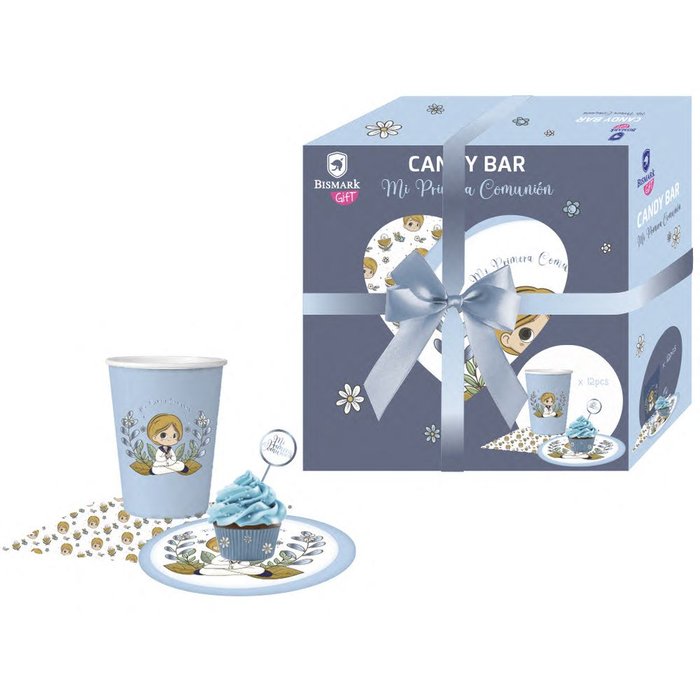 Set Mesa Candybar Niño 12 Pax Primera Comunión POESSA BISMARK REGALO Imagen principal del producto