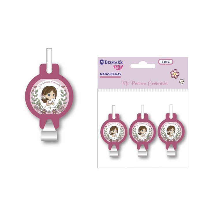 MATASUEGRAS NIÑA PACK 3 UDS PRIMERA COMUNION | POESSA BISMARK REGALO | 1 UNIDAD | 18430173330441
