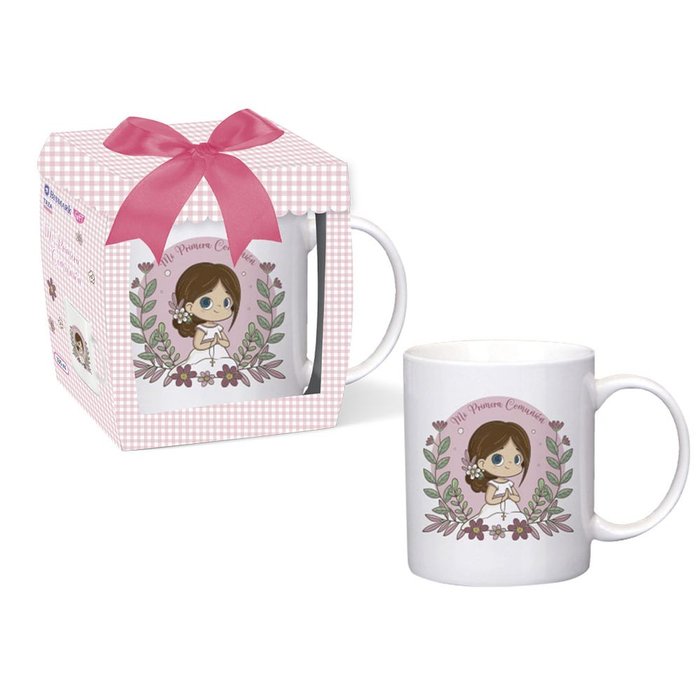 TAZA NIÑA PRIMERA COMUNION | POESSA BISMARK REGALO | 1 UNIDAD | 8430173330482