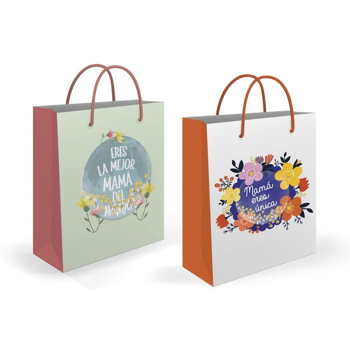 BOLSA PAPEL MAMA | POESSA BISMARK REGALO | ENVASE 12 UDS. UNIDAD | 18430173330786