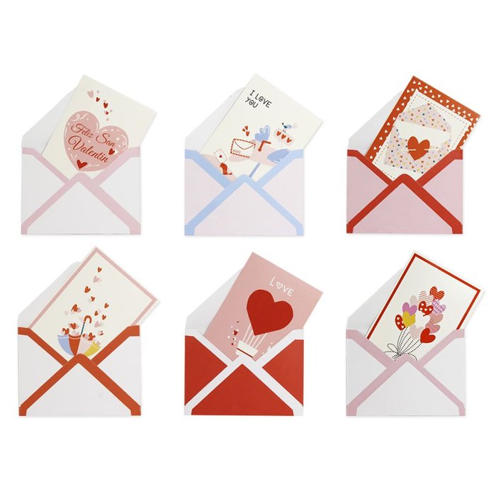 TARJETA LOVE | POESSA BISMARK REGALO | ENVASE 24 UDS. UNIDAD | 18430173331639 Imagen principal del producto