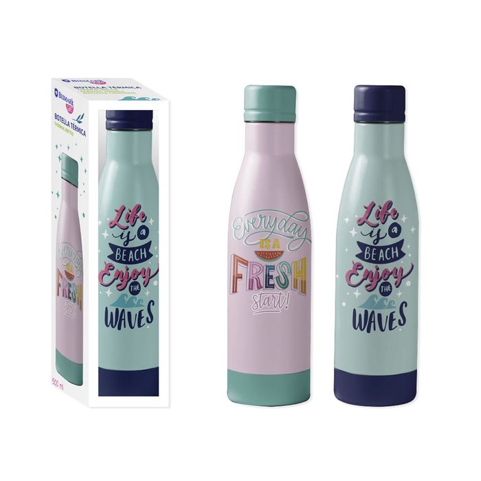 Botella térmica 500 ml Poessa Bismarck Regalo con diseño variado Imagen principal del producto
