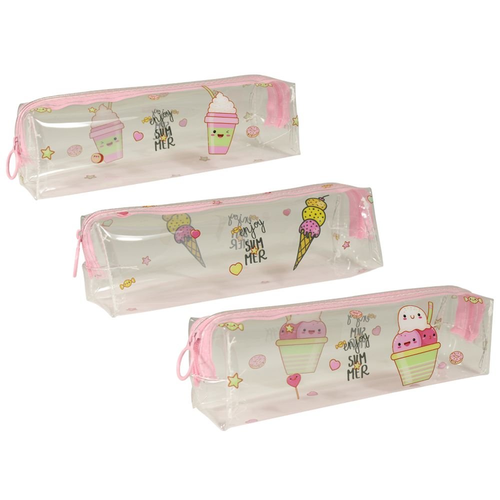 Portatodo Transparente Ice Cream Surtidos Marca Lagart