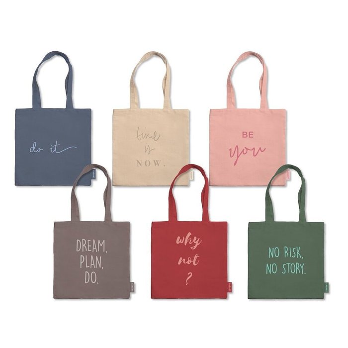 BOLSA ASAS ALGODON BE YOU SURTIDAS | POESSA BISMARK BASICO Imagen principal del producto