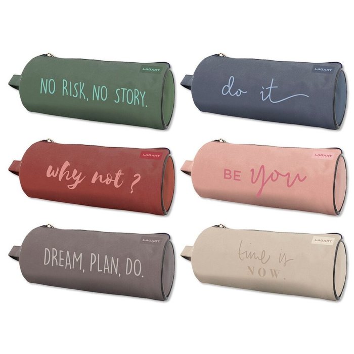 Portatodo redondo con asa Be You surtidos, pack 12 unidades