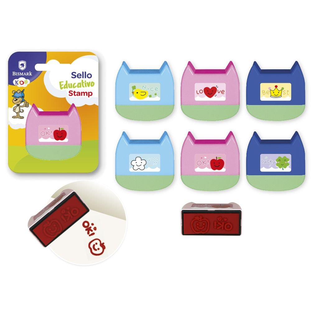 Sello Educativo con Forma Gato Marca Poessa Bismarck Kids Imagen principal del producto