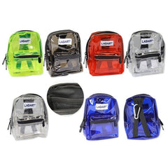 MINI MOCHILA C/ MOSQUETON METALIZADOS | LAGART