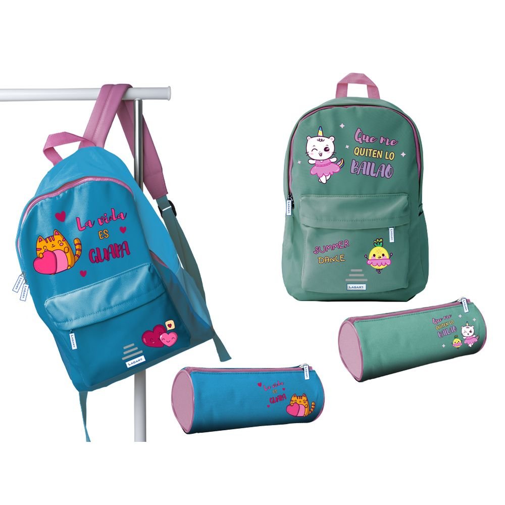 MOCHILA C/ PORTATODO | LAGART Imagen principal del producto