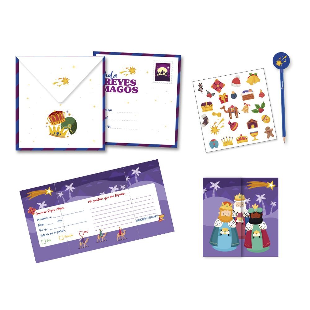 Carta para los Reyes Magos con Sobre BISMARK Navidad Imagen principal del producto