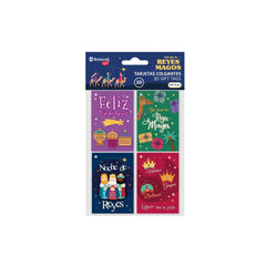 TARJETAS COLGANTES CON RELIEVE 4 UND REYES MAGOS | BISMARK NAVIDAD | ENVASE 24 UDS. UNIDAD | 18430173335880