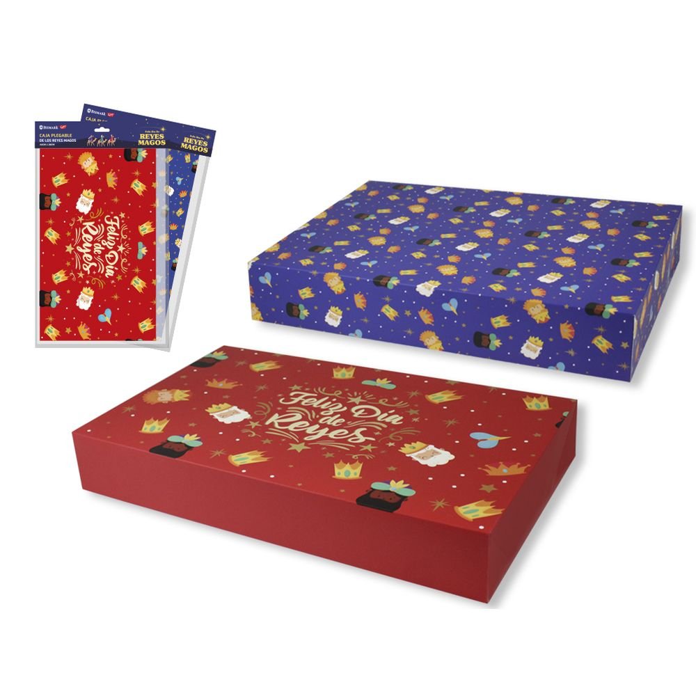 CAJA PLEGABLE REYES MAGOS | BISMARK NAVIDAD | 1 UNIDAD | 18430173336047