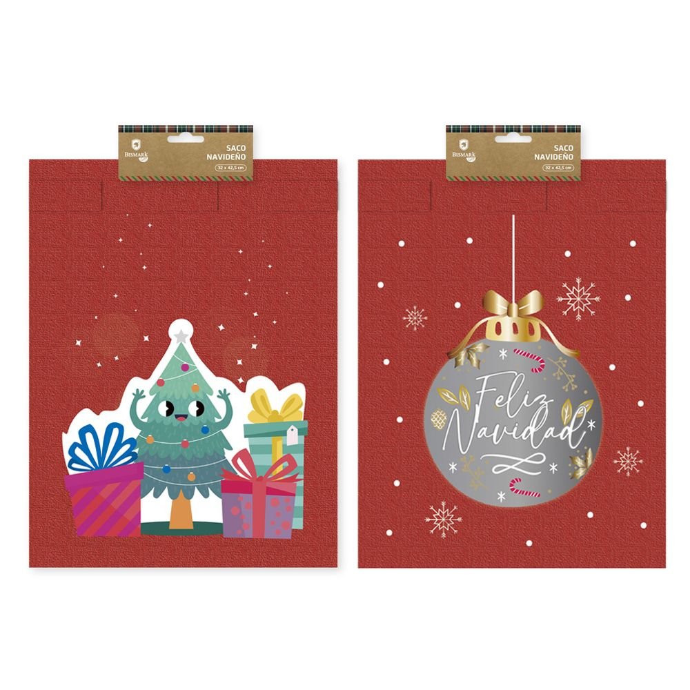 SACO NAVIDAD | BISMARK NAVIDAD | 1 UNIDAD | 18430173336290