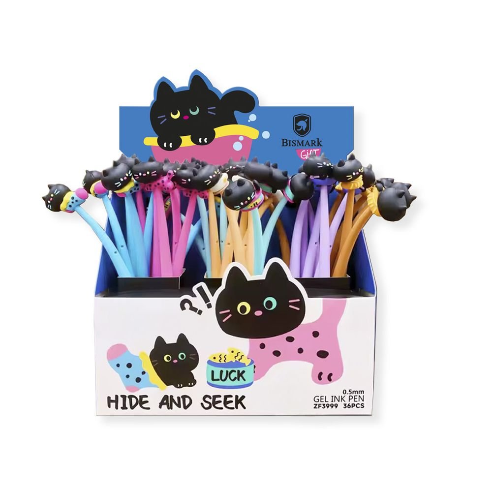 Expositor 36 Bolígrafos Animals Gato POESSA BISMARK GIFT Imagen principal del producto