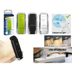 LAMPARA LECTURA LED FLEXIBLE DE VIAJE | LAGART | 1 UNIDAD | 8430173338068