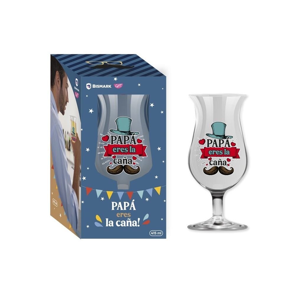 Copa Cristal Papa Marca Poessa Bismark Gift Pack 1 unidad