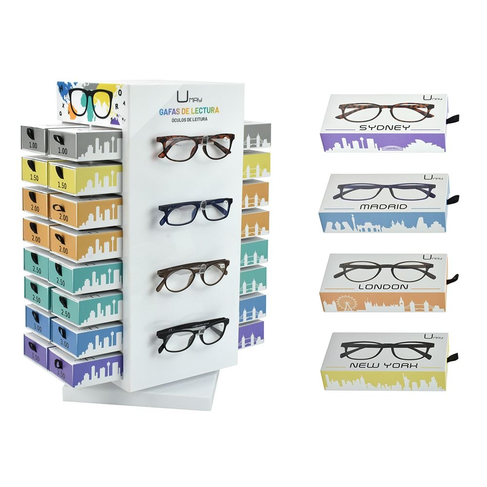 Expositor 32 Gafas Lectura Surtidas UMAY