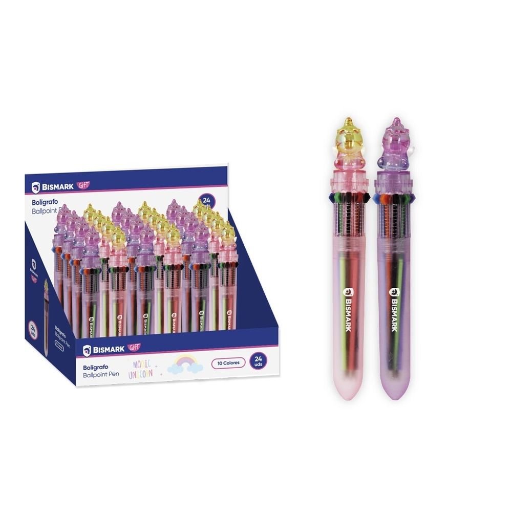 Boligrafo 10 Colores Magical Unicornio Marca Poessa Bismarck Gift Imagen principal del producto