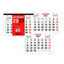 Calendario 2027 Faldilla Pared Numeros Grandes INGRAF Agendas