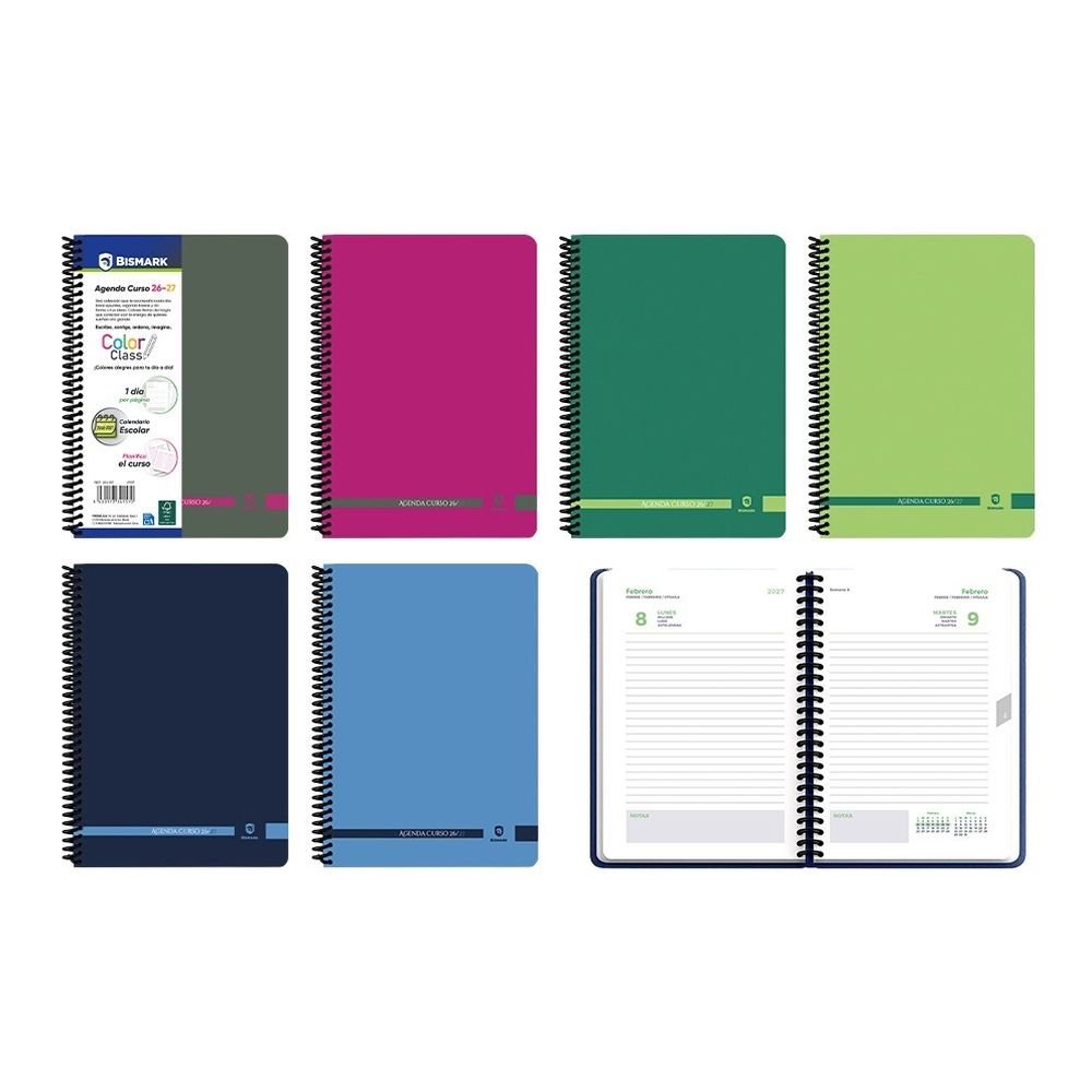 Agenda Escolar 26/27 Colorclass 4º Día Página Carton INGRAF Agendas Imagen principal del producto