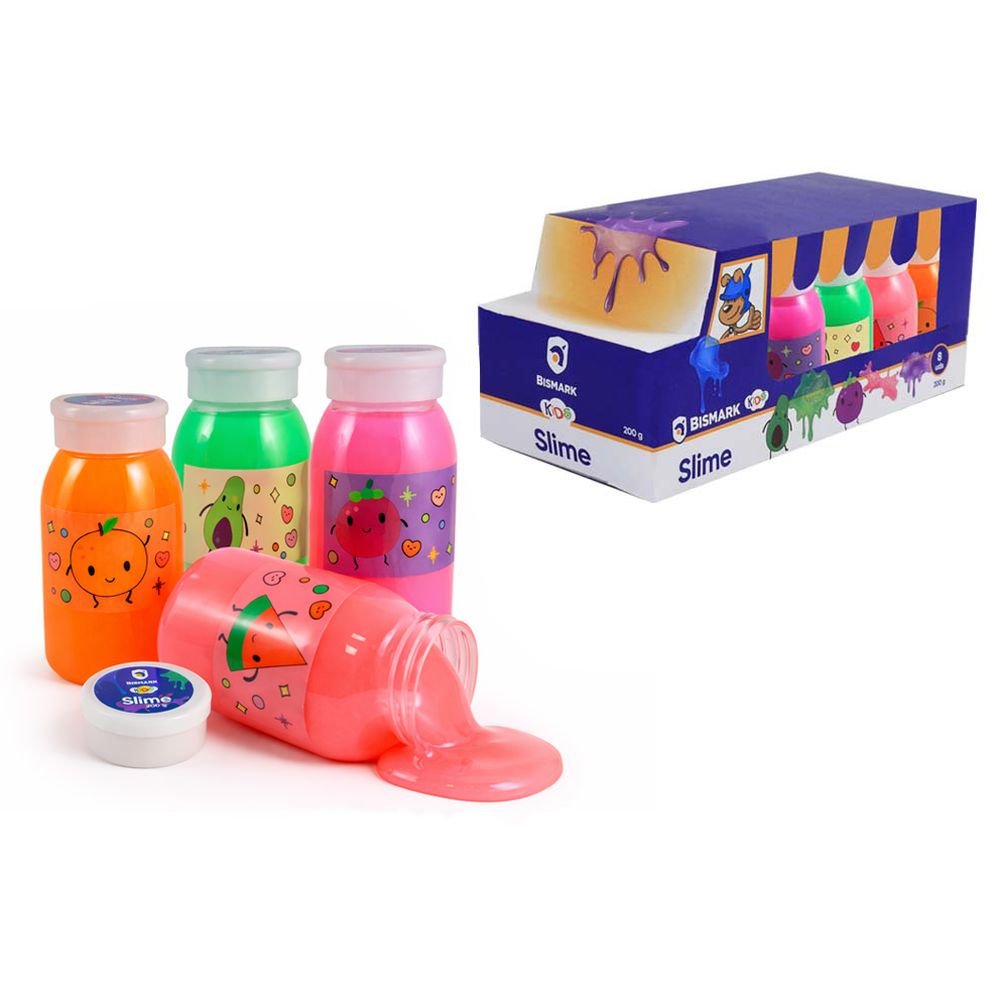 Slime Soft Express Frutas Surtidas, 8 unidades Poessa
