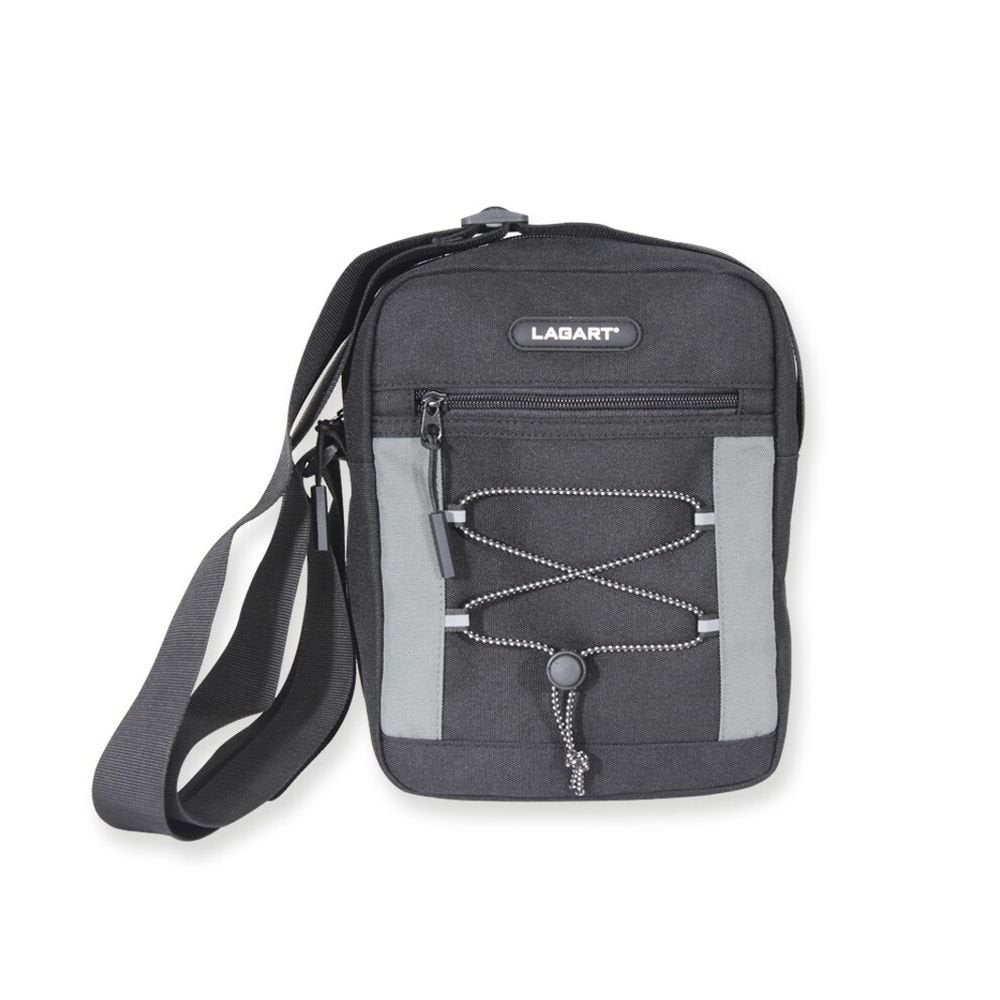 Bandolera bolso cuerdas LAGART negro