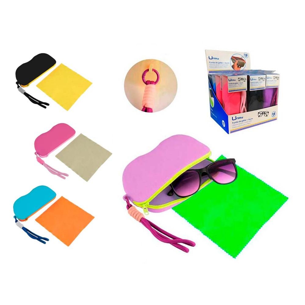 Funda de Gafas Silicona y Bayeta Surtidas Papelería del Paseo