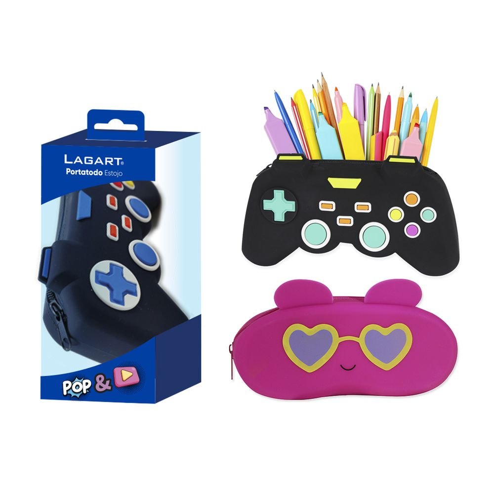 Portatodo Silicona Pop & Play Surtidos marca LAGART Imagen principal del producto