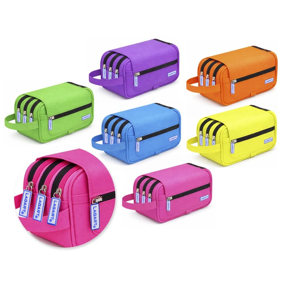 Portatodo 4 Cremalleras Neon Surtidos Marca LAGART