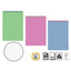 Libreta A5 tapa PP transparente Poessa Bismark, pack 12 unidades