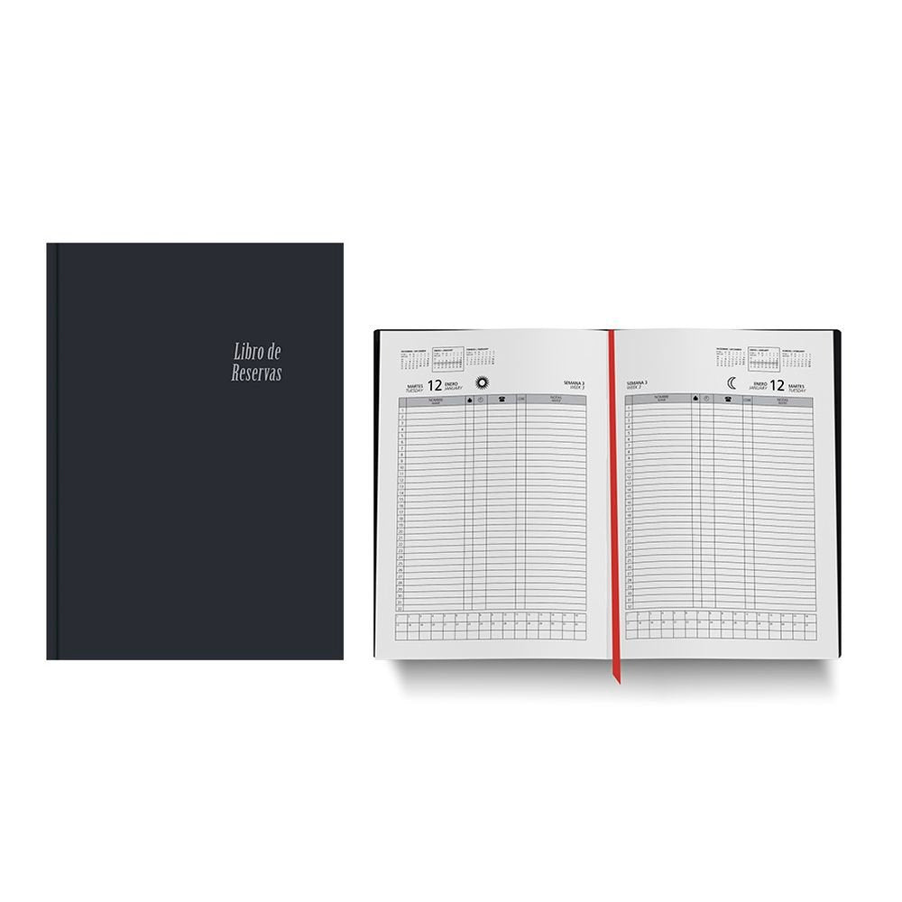 Libro de Reserva 2027 2 Días Página 22x31 INGRAF Agendas Imagen principal del producto