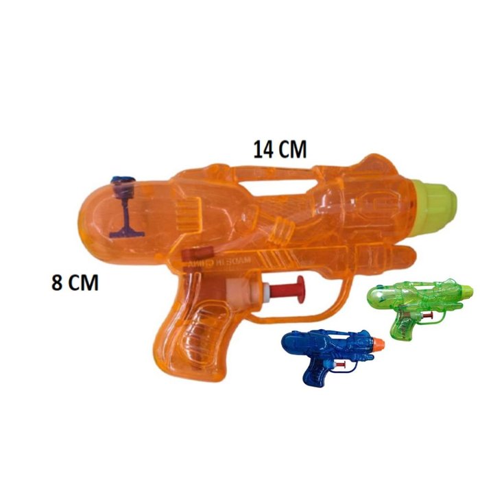 PISTOLA DE AGUA PVC BICOLOR TRANSPARENTE | POESSA BISMARK BEACH | 1 UNIDAD | 18430173815122 Imagen principal del producto
