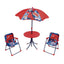 Conjunto 2 Sillas Mesa Sombrilla Metalico Exterior Arditex