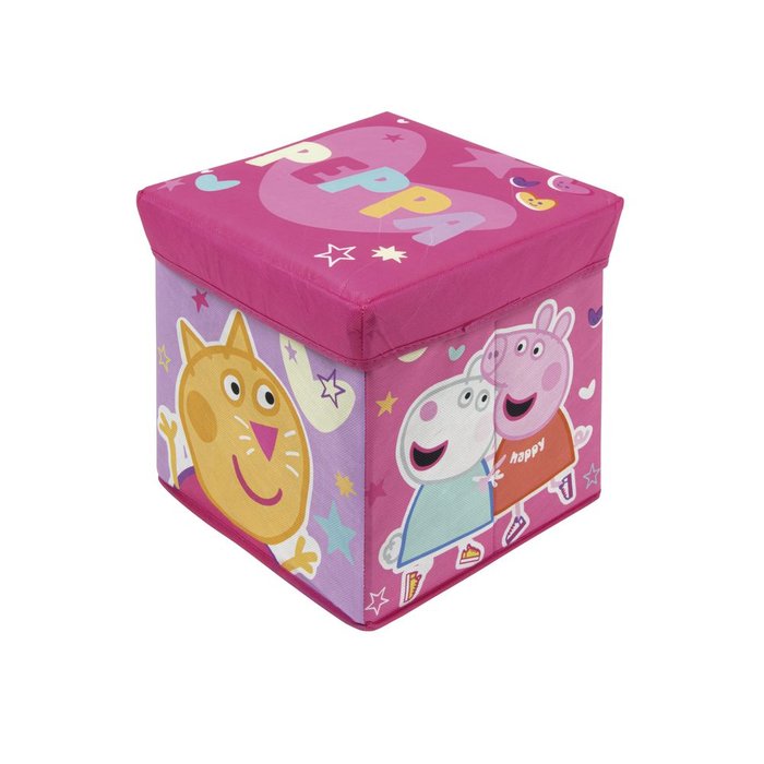 Caja de Almacenaje Puf Rigida Peppa Pig Amigos ARDITEX