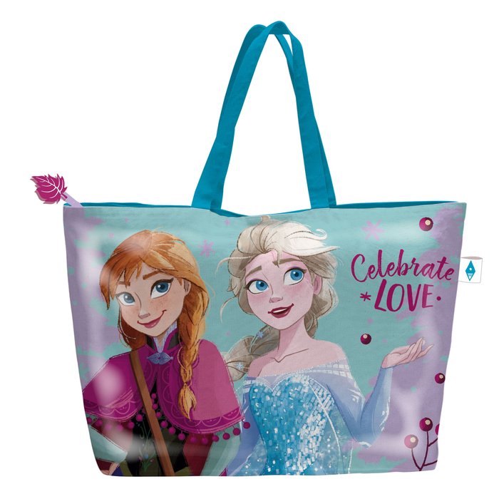 BOLSO PLAYA FROZEN 48X32CM | ARDITEX Imagen principal del producto