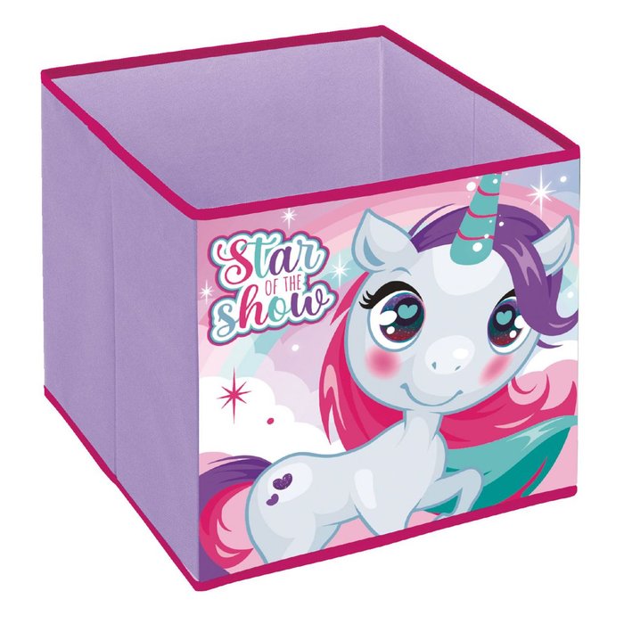 Organizador Caja Cubo Plegable Unicornio ARDITEX Imagen principal del producto