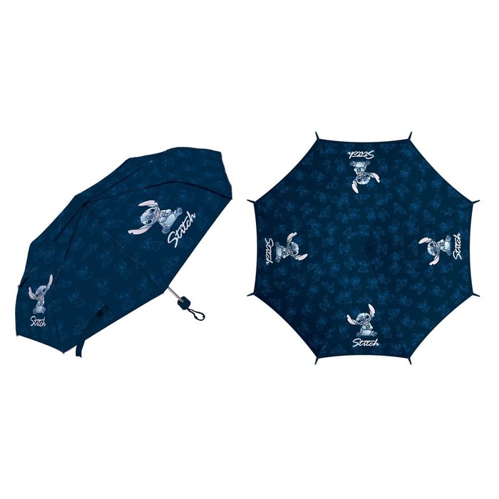 PARAGUAS PLEGABLE STITCH AZUL | ARDITEX | 1 UNIDAD | 8430957166238 Imagen principal del producto