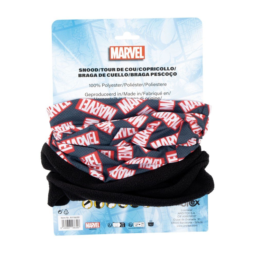BRAGA CUELLO KIDADULT SOFT MARVEL 64X24CM | ARDITEX | 1 UNIDAD | 8430957166306 Imagen principal del producto