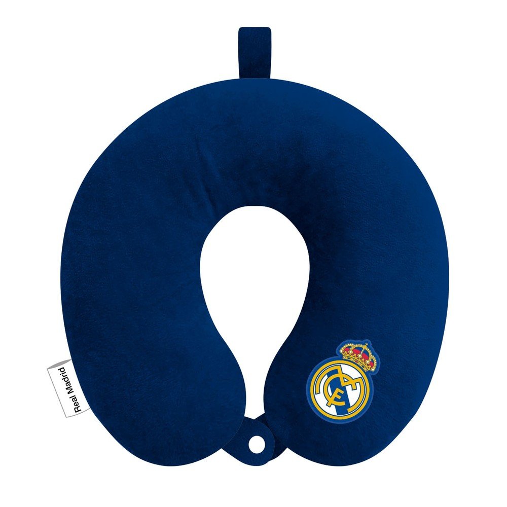 Cojin viaje cuello Real Madrid escudo 30x30cm ARDITEX Imagen principal del producto