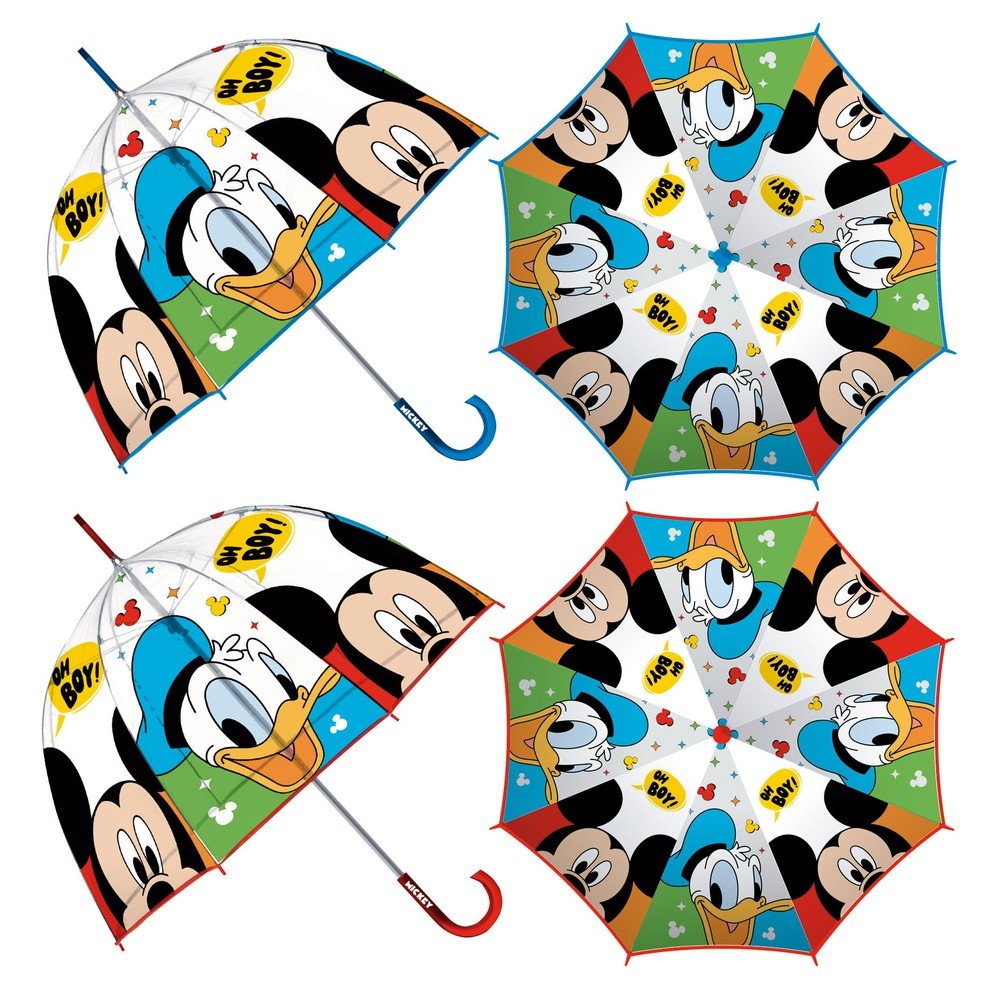 PARAGUAS INFANTIL TRANSP, BURBUJA MICKEY 2MOD SURT 48/8 | ARDITEX | 1 UNIDAD | 8430957173779