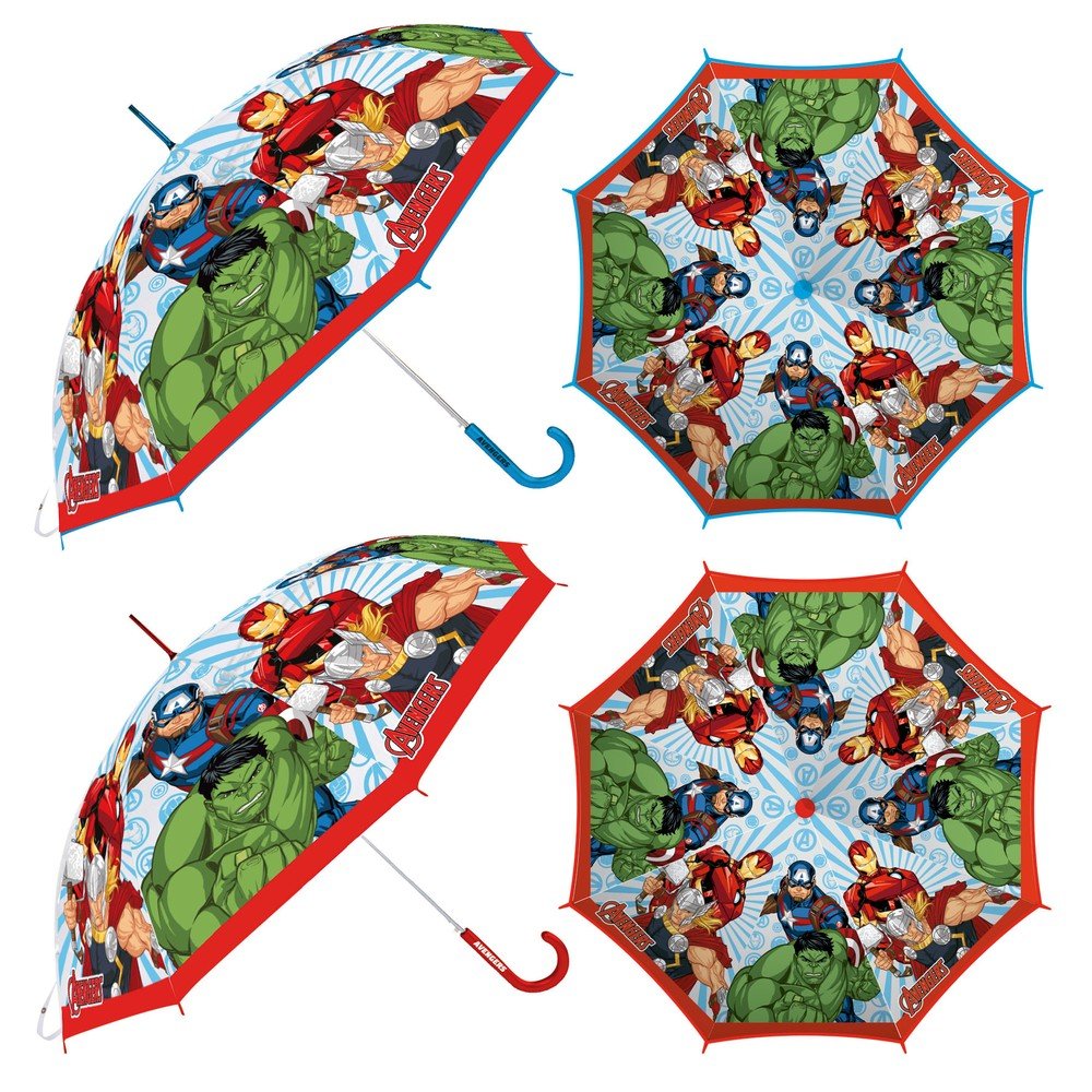 Paraguas Infantil Transparente Avengers ARDITEX Pack 2 Mod Imagen principal del producto
