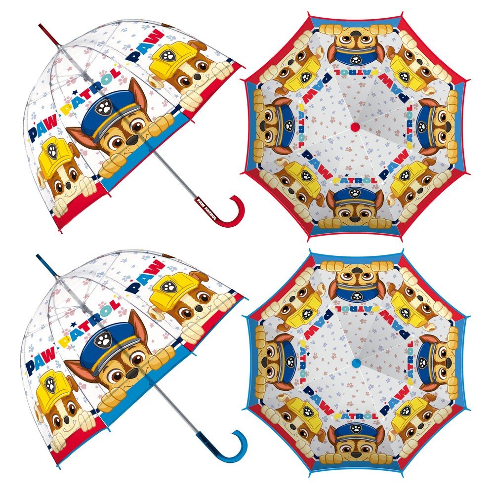 PARAGUAS INFANTIL TRANSP, BURBUJA PAW PATROL 2MD SURT 48/8 | ARDITEX | 1 UNIDAD | 8430957174509 Imagen principal del producto