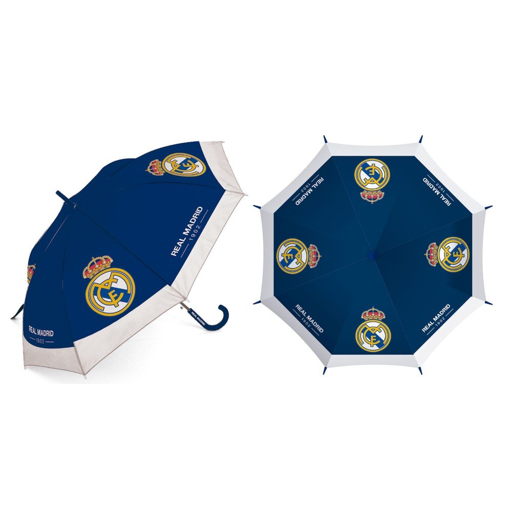 PARAGUAS INFANTIL AUTOMATICO REAL MADRID 54/8 | ARDITEX | 1 UNIDAD | 8430957174905 Imagen principal del producto