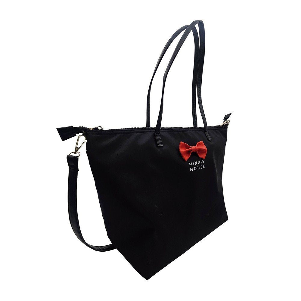 BOLSO VIAJE / SHOPPING NEGRO CON LAZO MINNIE 47X31X16CM | ARDITEX | 1 UNIDAD | 8430957175476 Imagen principal del producto