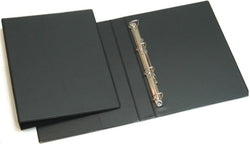 Carpeta con Anillas PVC Negro Iberplas para Folio