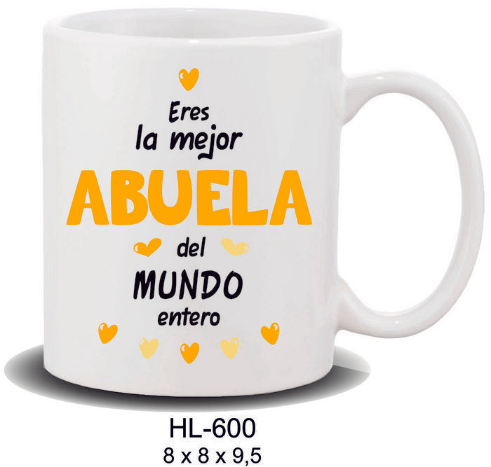 TAZA COLECCION FAMILIA ABUELA | ROYMART | 1 UNIDAD | 8431234161564