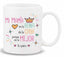 TAZA CON MENSAJE ,MI MAMA ES LA REINA DE LA CASA | ROYMART | 1 UNIDAD | 8431234173918