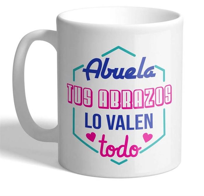 TAZA ABUELA TUS ABRAZOS | ROYMART | 1 UNIDAD | 8431234174588 Imagen principal del producto