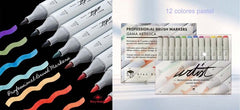 Rotuladores Professional Brush Marker Pastel Colors Unidade | Roymart | Pack 1 Unidades